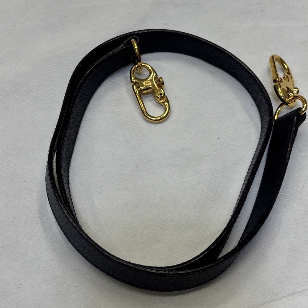 GUCCI~ REPLACEMENT SHOULDER STRAP ~ VINTAGE GOLD HEAVY DUTY HARDWARE NAVY
